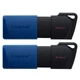 Флеш-накопитель Kingston DataTraveler Exodia M 128GB USB 3.2 Чорний/Синій - зображення 2