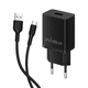Сетевое зарядное устройство (адаптер) WALKER WH-26 1USB / 2.1A + Micro black - изображение 2