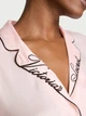 Піжама Сатинова (сорочка + шорти) Victoria's Secret Glazed Satin Short Pajama Set М+М Рожевий (2671381D) - изображение 2
