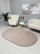 Ковер с невысоким ворсом Espresso 0.5х0.8 м. Овал Beige 00000A - изображение 2