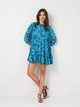 Платье женское Zara 5216/564 XL Бирюзовое (05216056400052) - изображение 3