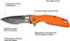 Нож Skif Defender II BSW Orange (17650285) - изображение 7