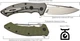 Складной нож Skif Shark II SW лезвие Wharncliffe, Frame Lock, рукоятка G‑10 Оливковый (17650294) - изображение 9