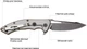 Складной нож Skif Shark II BSW лезвие Wharncliffe, Frame Lock, рукоятка G‑10 Оливковый (17650295) - изображение 8