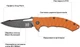 Нож Skif Shark II BSW Orange (17650297) - изображение 7