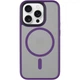 TPU+PC чохол Metal Buttons with MagSafe для Apple iPhone 16 Pro Max (6.9") Темно-Фіолетовий - зображення 2