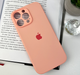 Защитный чехол-накладка Silicone Full Case AA Camera Protect для Apple iPhone 16 Pro Grapefruit (FullAAi16P-37) - изображение 4