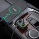 FM-трансмиттер Hoco Bluetooth модулятор USB/Type-C PD30W+QC3.0 LED E81 black (Hoco_E81) - изображение 3