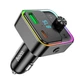 FM-трансмиттер Hoco Bluetooth модулятор USB/Type-C PD30W+QC3.0 LED E81 black (Hoco_E81) - изображение 8