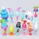 Набор фигурок Тролли Trolls Смурфики Smurfs детские игрушки 3-6 см 12 шт - изображение 3