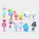Набор фигурок Тролли Trolls Смурфики Smurfs детские игрушки 3-6 см 12 шт - изображение 4