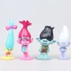 Набор фигурок Тролли Trolls Смурфики Smurfs детские игрушки 3-6 см 12 шт - изображение 5