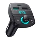 Автомобильный FM-трансмиттер и зарядное устройство UGREEN, Bluetooth 5.0, 3 USB-порта, поддержка TF-карт, черный - изображение 1