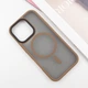 TPU+PC чохол Metal Buttons with MagSafe для Apple iPhone 16 Pro Max (6.9") Золотий - изображение 2