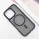 TPU+PC чохол Metal Buttons with MagSafe для Apple iPhone 16 Pro Max (6.9") Чорний - изображение 2