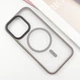 TPU+PC чохол Metal Buttons with MagSafe для Apple iPhone 16 Pro Max (6.9") Сірий - изображение 2