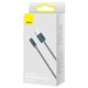 Дата кабель Baseus Dynamic Series USB to Lightning 2.4A (1m) (CALD000402) Slate Gray - зображення 6