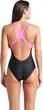Купальник слитный для женщин Arena GRAPHIC SWIMSUIT SWIM PRO BACK черный, розовый Женщины 42 - изображение 2