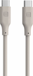 Кабель Evelatus USB Type-C – USB Type-C 1.2 м Warm Gray (EDCUC1WG) - зображення 1