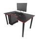 Геймерський ігровий стіл ZEUS™ GAMER-3 чорний/червоний - зображення 3