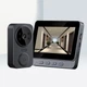 Бездротовий дверний дзвінок Smart Home M12, відеодомофон з камерою, з дисплеєм, чорний, 3309867 - зображення 1