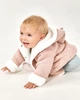 Детская вязаная кофта на пуговицах с капюшоном для девочки Carter's 1R564410 72-76 см Розовая (195862702916) - изображение 2