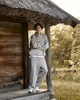 Толстовка на молнии мужская Adidas Originals Adicolor Spacer JX1508 L Серая (4068809037067) - изображение 7