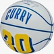 Баскетбольный мяч Wilson NBA PLAYER ICON MINI STEPHEN CURRY бело-синий WZ4007401XB3 Размер EU: 3 - изображение 3