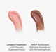 Набір з 2 глянцевих помад блисків Morphe Hot & Unbothered Dripglass Glazed Duo - изображение 2