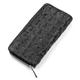 Кошелек-клатч CROCODILE LEATHER 18012 из натуральной кожи крокодила Черный - изображение 2
