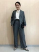Пиджак классический удлиненный женский Uniqlo 826126581 L Серый (1159841006) - изображение 13