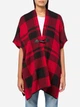 Накидка женская Tommy Hilfiger 273347297 L/XL Красная (1159840677) - изображение 1