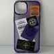 Чохол з принтом "Stone Island" для Apple iPhone 13 , Purple - зображення 1