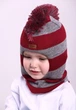 Зимова шапка шолом Beezy для хлопчика 1510-44-21 Ірокез нар. 2 (50-53 см) - зображення 3