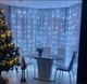 Новогодняя LED гирлянда-штора "Ледяная сказка" холодный белый свет 300 LED 3х3м с пультом ДУ - изображение 1