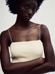 Боди-майка женская H&M 271228205_yellow L Желтая (2727000068578) - изображение 4