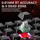 Игровая Клавиатура ATTACK SHARK X65 HE Black-White Магнитные Свитчи. Проводная 8000Hz/s. RGB Подсветка, 65 keys, Switch 0.1mm. Rapid Trigger - изображение 5
