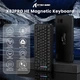 Клавиатура Магнитная ATTACK SHARK X82 PRO Black Contour Беспроводная Игровая RGB 2.4G Bluetooth Кабель Батарея 5000mAh Кабель Авиатор 8000 Герц c Магнитные Светчие - изображение 7