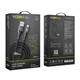 Кабель для зарядки и обмена данными USB YOKI YK-LE17 LED Series USB/Lightning 12W (2.4A/5V) 2m Black - изображение 2