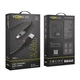 Кабель для зарядки и обмена данными USB YOKI YK-CY23 CYBER Series USB/Lightning 12W (2.4A/5V) 1.2m Черный - изображение 2