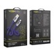 Кабель для заряджання та обміну даними USB YOKI YK-UL61 ULTRA Series USB/Lightning 12W (2.4A/5V) 1.2m Blue - зображення 2
