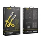 Кабель для заряджання та обміну даними USB YOKI YK-UL61 ULTRA Series Type-C to Lightning 30W (3A/10V) 1.2m Yellow - зображення 1