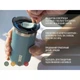 Термокухоль Wacaco Octaroma Lungo Blue 300 мл з кришкою (WOCT300BLU) - зображення 4