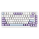 Магнитная Игровая Клавиатура Ajazz AK820 MAX HE с RGB подсветкой Magnetic Switch Purple/White - изображение 1
