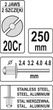 Заклепник YATO 250 мм YT-36007 (5906083360077) - зображення 6