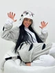 Піжама Кігурумі My Kigu Жіноча Kigurumi Котик Чи Сірий Розмір L 165-175 см (103141) - зображення 9