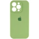 Чохол Silicone Premium case з захистом камери для iPhone 16 Pro Full Camera Protective mint 4962 - изображение 1