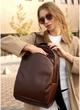 Женский рюкзак с отделением под ноутбук SAMBAG Шоколадный (3790271343) - изображение 5