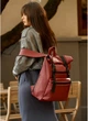 Женский рюкзак ролл-топ с отделением под ноутбук SAMBAG Бордовый (4630301641) - изображение 2
