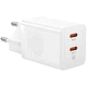Зарядний пристрій Baseus GaN5 Pro Fast Charger C+C 40W White (CCGP180102) - изображение 2